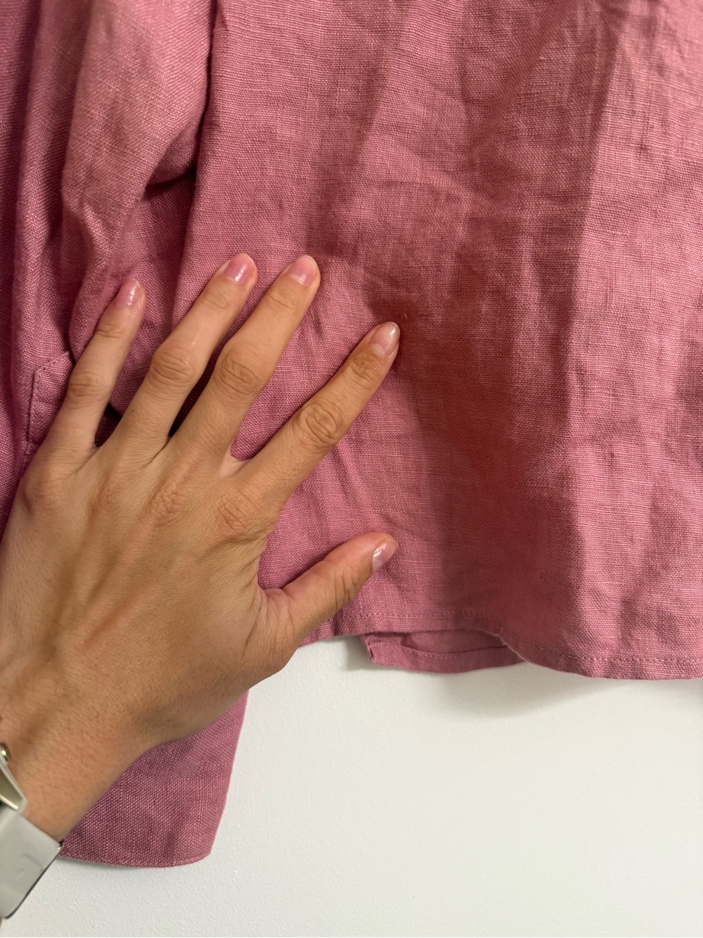 Reformation Pink Andy Oversized Linen Blend (Two Piece Set) - Picture 7 of 10